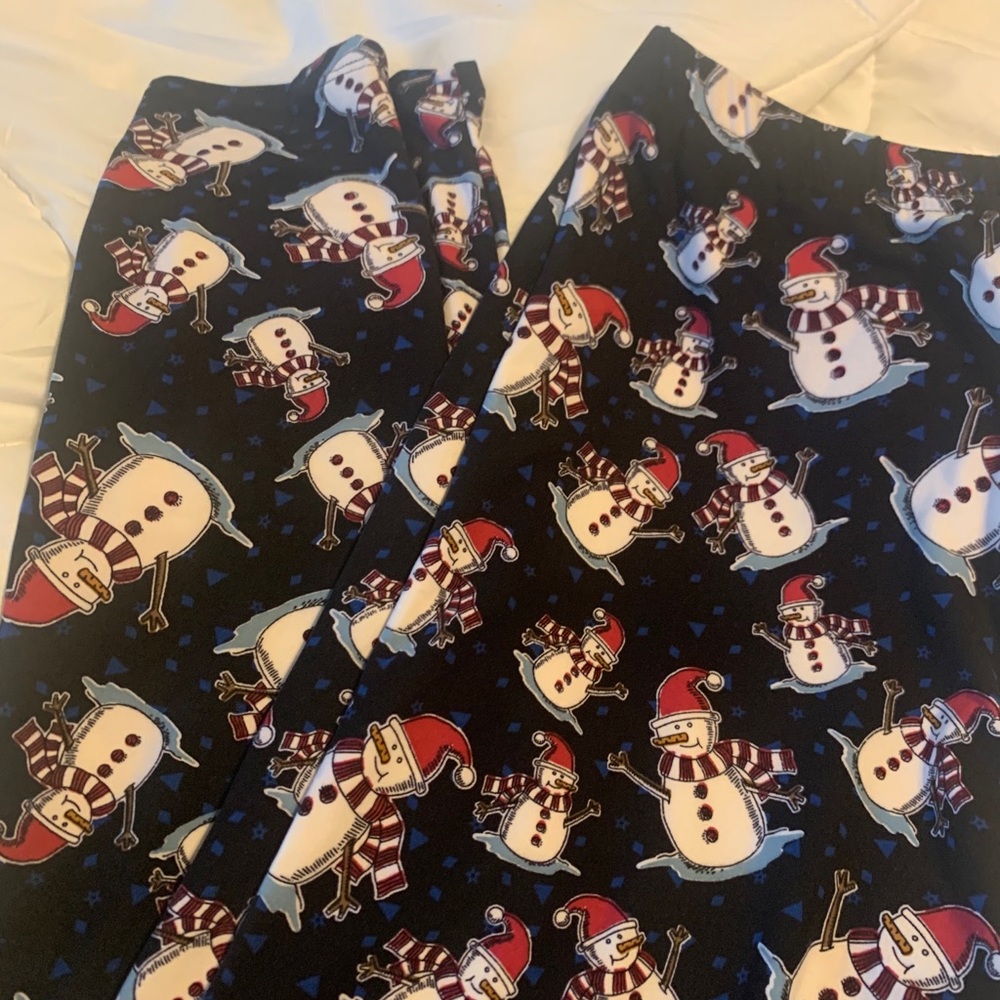 NWT snowmen leggings